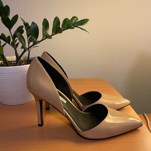 Elegant Beige Women's Heels